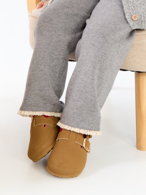 Pantalón liso de punto - Kiabi