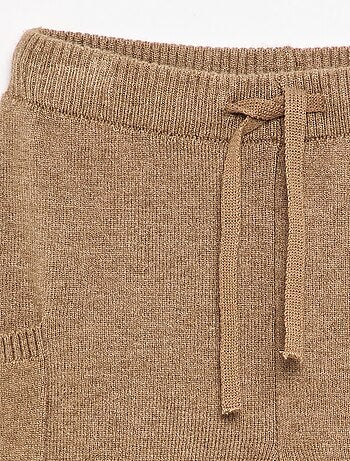 Pantalón liso de punto