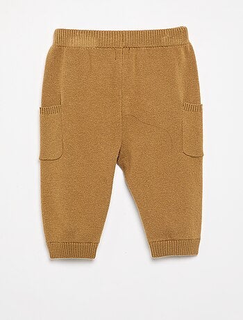 Pantalón liso de punto