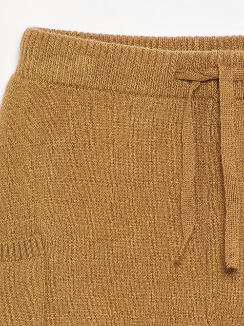 Pantalón liso de punto - Kiabi