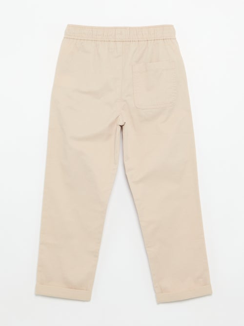 Pantalón liso ligero - Kiabi