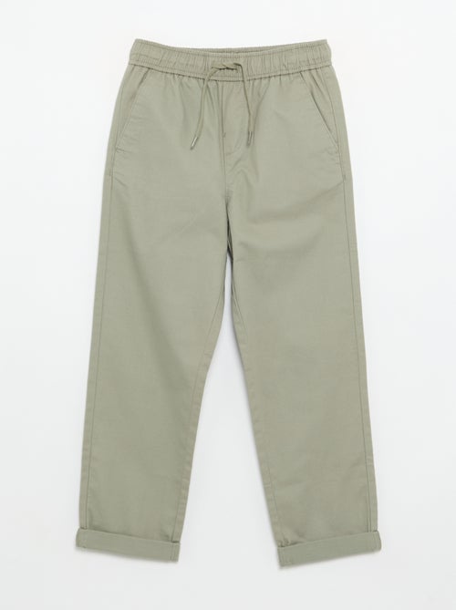 Pantalón liso ligero - Kiabi