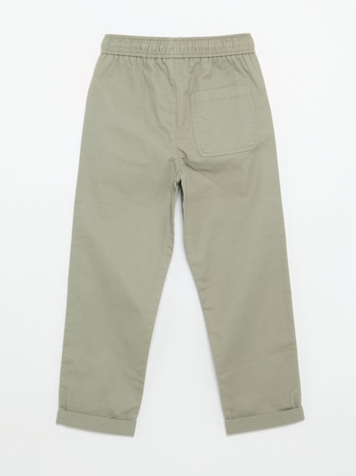 Pantalón liso ligero - Kiabi