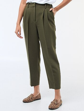 Pantalón liso tobillero