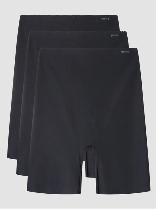 Pantalón moldeador envolvente sin costuras en tejido de microfibra - Kiabi Pantalón moldeador envolvente sin costuras en tejido de microfibra - Kiabi