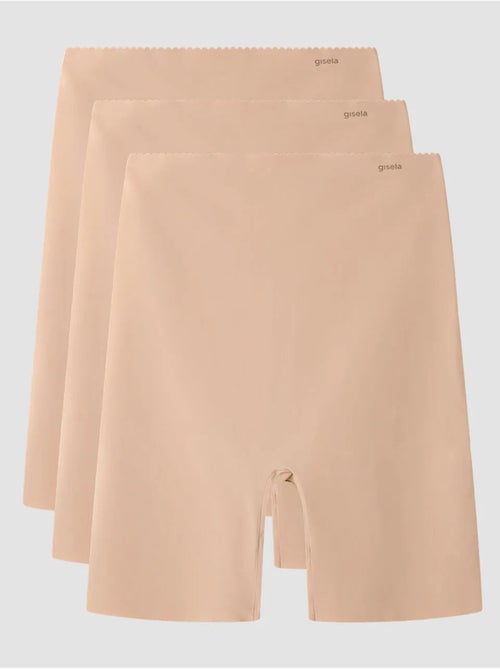Pantalón moldeador envolvente sin costuras en tejido de microfibra - Kiabi Pantalón moldeador envolvente sin costuras en tejido de microfibra - Kiabi