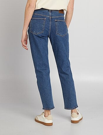 Pantalón mom con talle muy alto - L30