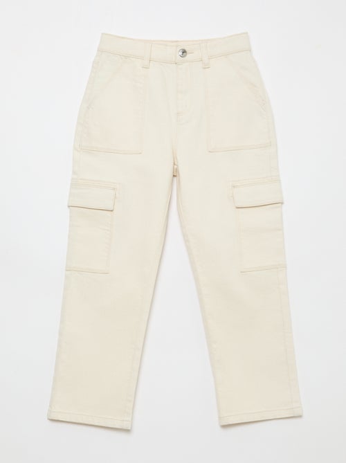 Pantalón multibolsillos - Corte + cómodo - Kiabi