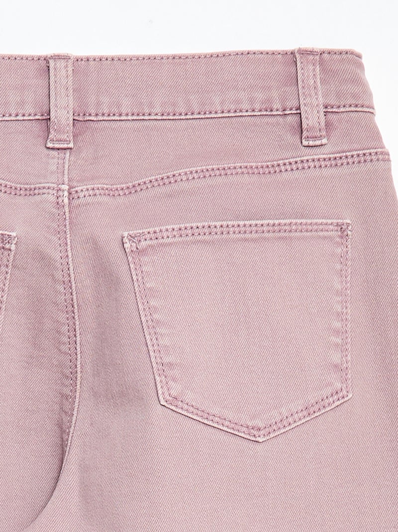 Pantalón multibolsillos - Corte + cómodo Purpura - Kiabi