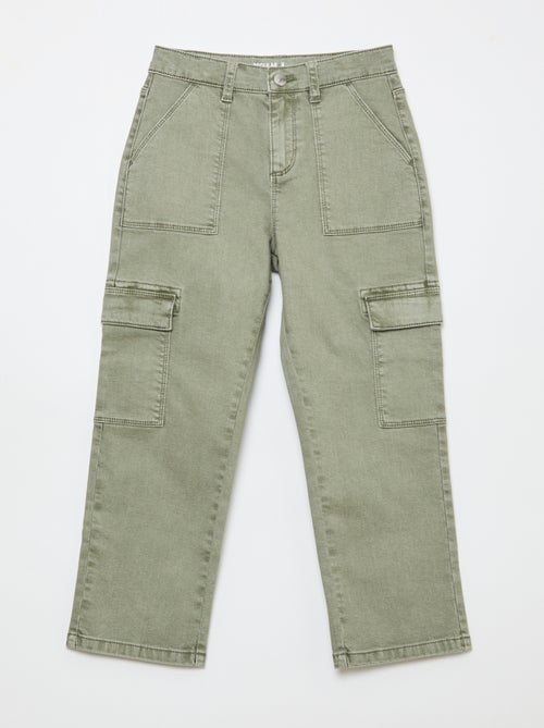 Pantalón multibolsillos - Corte + cómodo - Kiabi