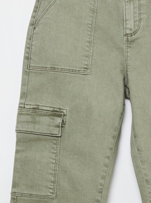 Pantalón multibolsillos - Corte + cómodo - Kiabi