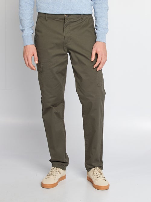 Pantalón multibolsillos  - L36 - Kiabi