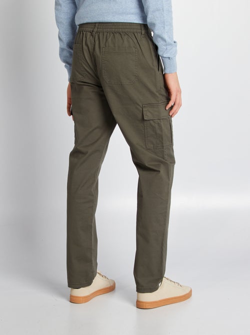 Pantalón multibolsillos  - L36 - Kiabi