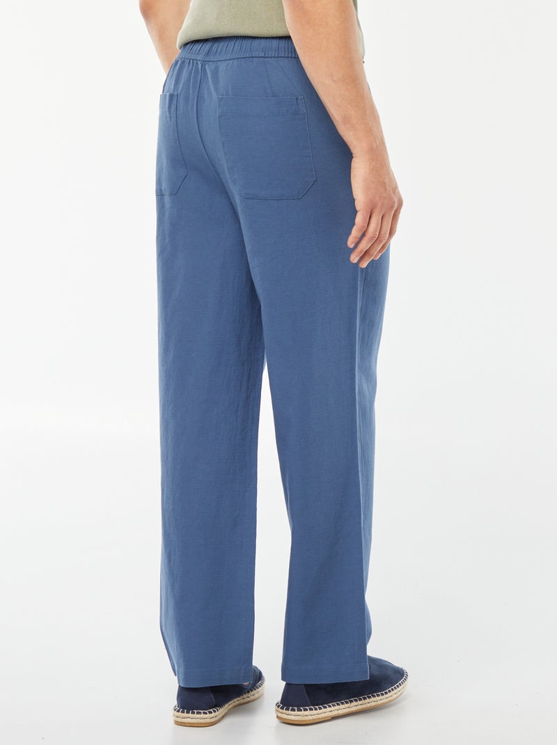 Pantalón multibolsillos AZUL - Kiabi