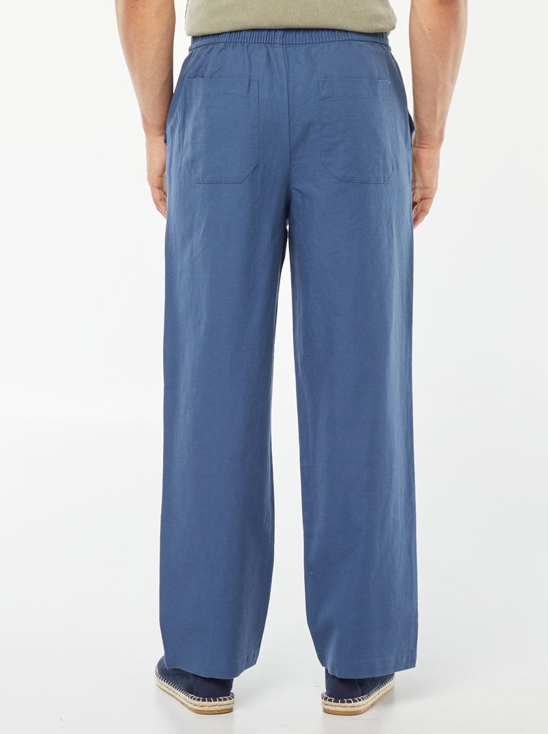 Pantalón multibolsillos AZUL - Kiabi