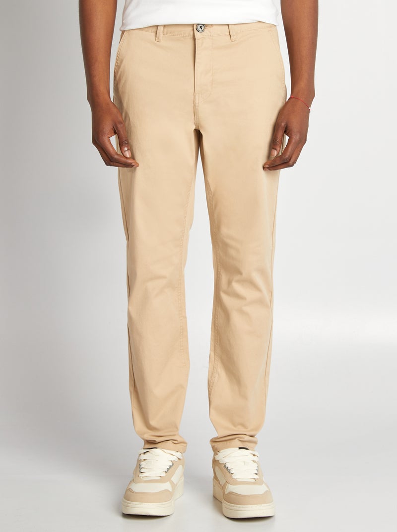 Pantalón multibolsillos BEIGE - Kiabi
