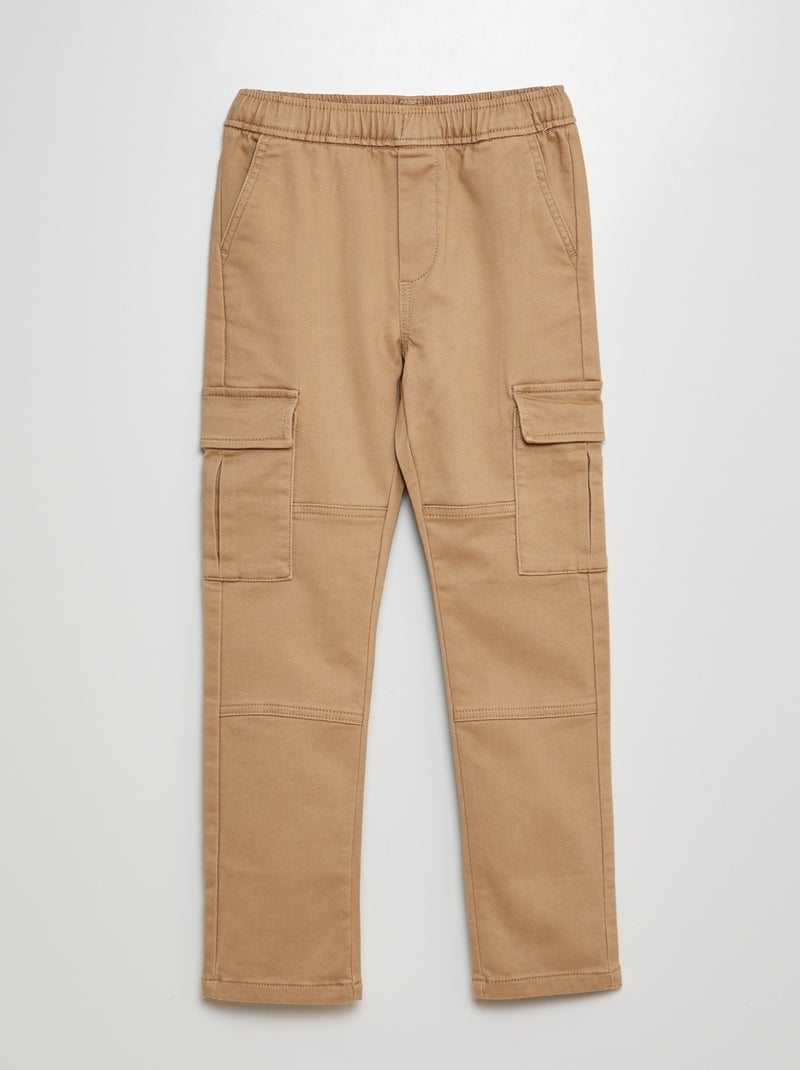 Pantalón multibolsillos BEIGE - Kiabi