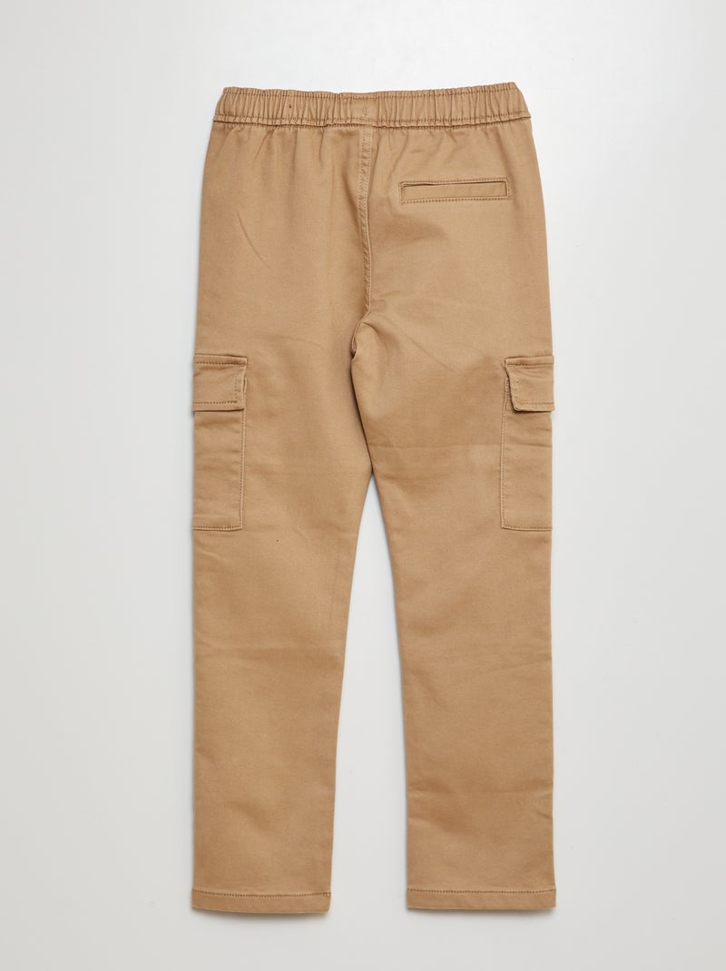 Pantalón multibolsillos BEIGE - Kiabi
