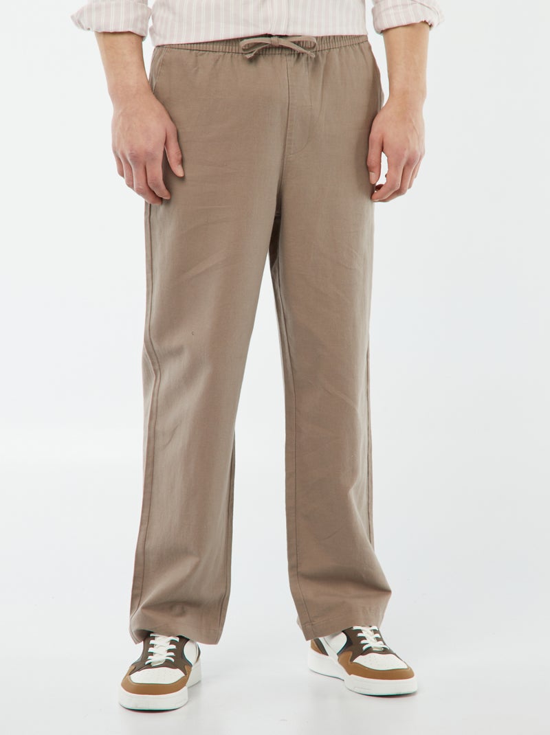 Pantalón multibolsillos BEIGE - Kiabi