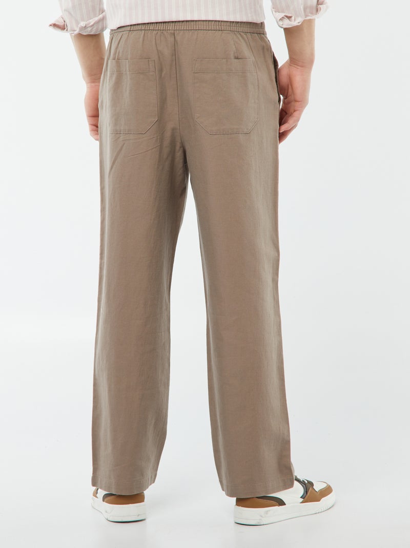 Pantalón multibolsillos BEIGE - Kiabi