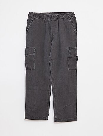 Pantalón multibolsillos con cintura ajustable