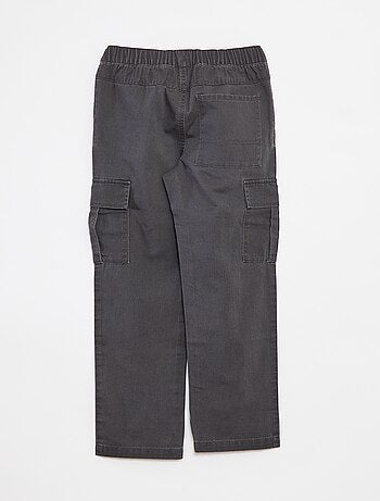 Pantalón multibolsillos con cintura ajustable