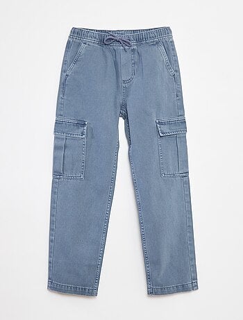 Pantalón multibolsillos con cintura elástica