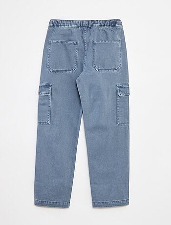 Pantalón multibolsillos con cintura elástica