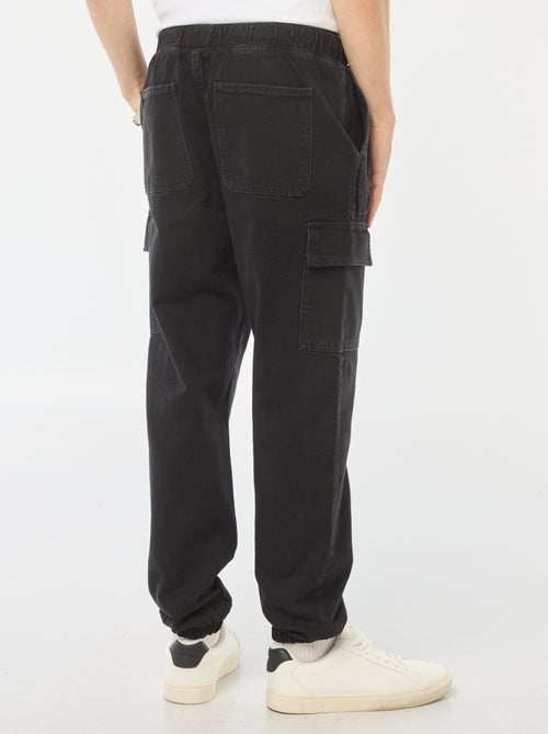 Pantalón multibolsillos con cintura elástica - Kiabi