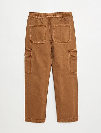Pantalón multibolsillos con cintura elástica