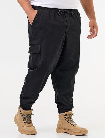 Pantalón multibolsillos con cintura elástica