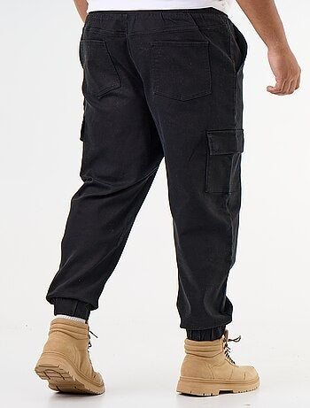 Pantalón multibolsillos con cintura elástica