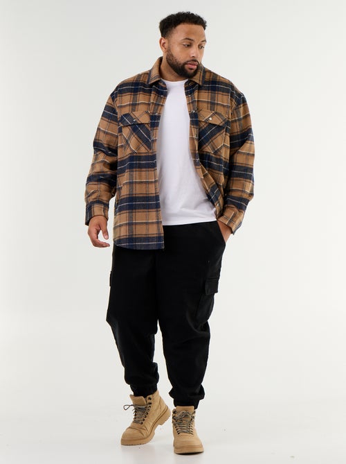 Pantalón multibolsillos con cintura elástica - Kiabi Pantalón multibolsillos con cintura elástica - Kiabi