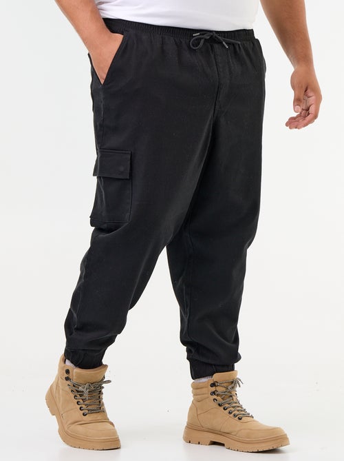 Pantalón multibolsillos con cintura elástica - Kiabi Pantalón multibolsillos con cintura elástica - Kiabi