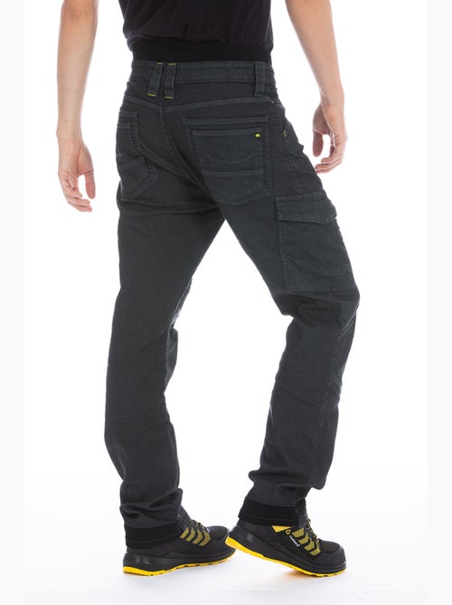 Pantalón multibolsillos con cinturilla alta en la espalda WELLER1 - Kiabi