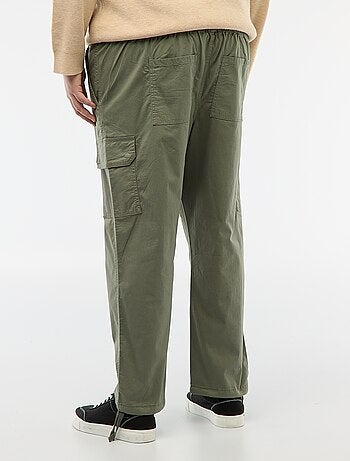 Pantalón multibolsillos corte recto / regular fit