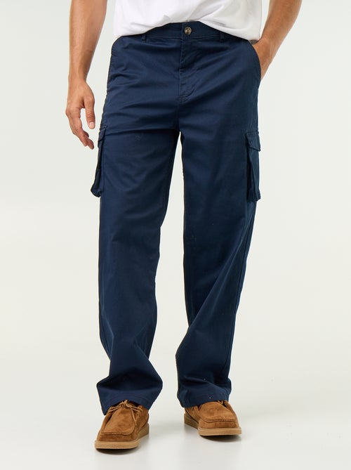 Pantalón multibolsillos de corte regular - Kiabi