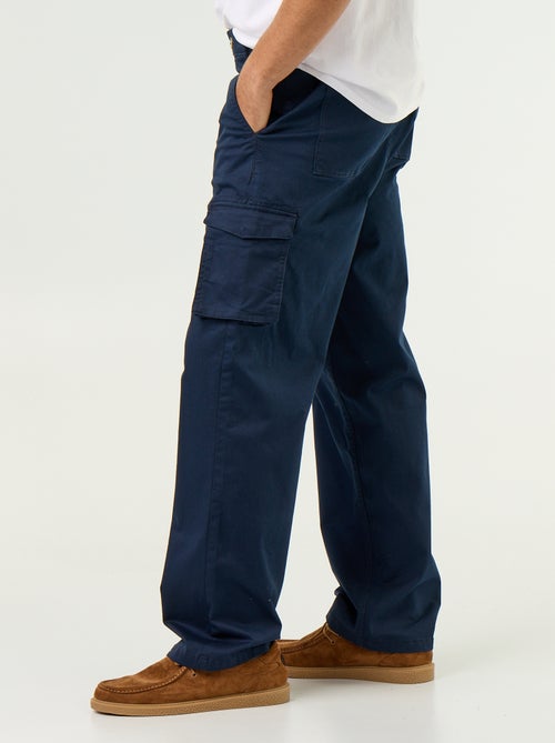 Pantalón multibolsillos de corte regular - Kiabi