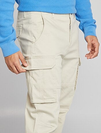 Pantalón multibolsillos de dobby
