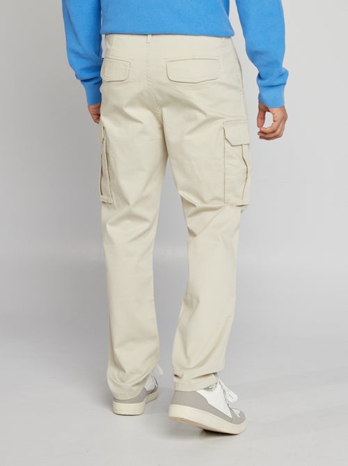 Pantalón multibolsillos de dobby - Kiabi