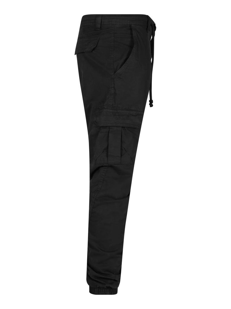 Pantalón multibolsillos diseño liso para hombre - urban classics Negro - Kiabi