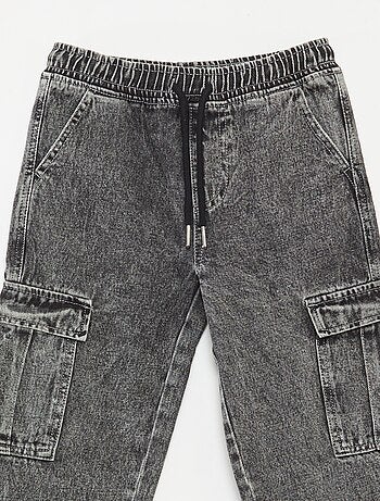 Pantalón multibolsillos elástico