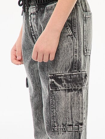 Pantalón multibolsillos elástico