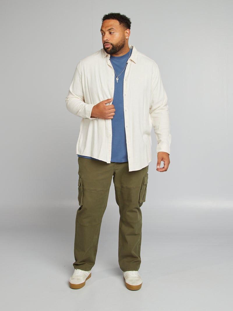 Pantalón multibolsillos KAKI - Kiabi