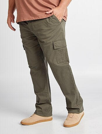 Pantalón multibolsillos liso