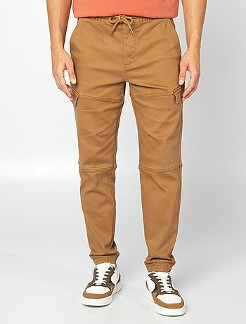 Pantalón multibolsillos liso