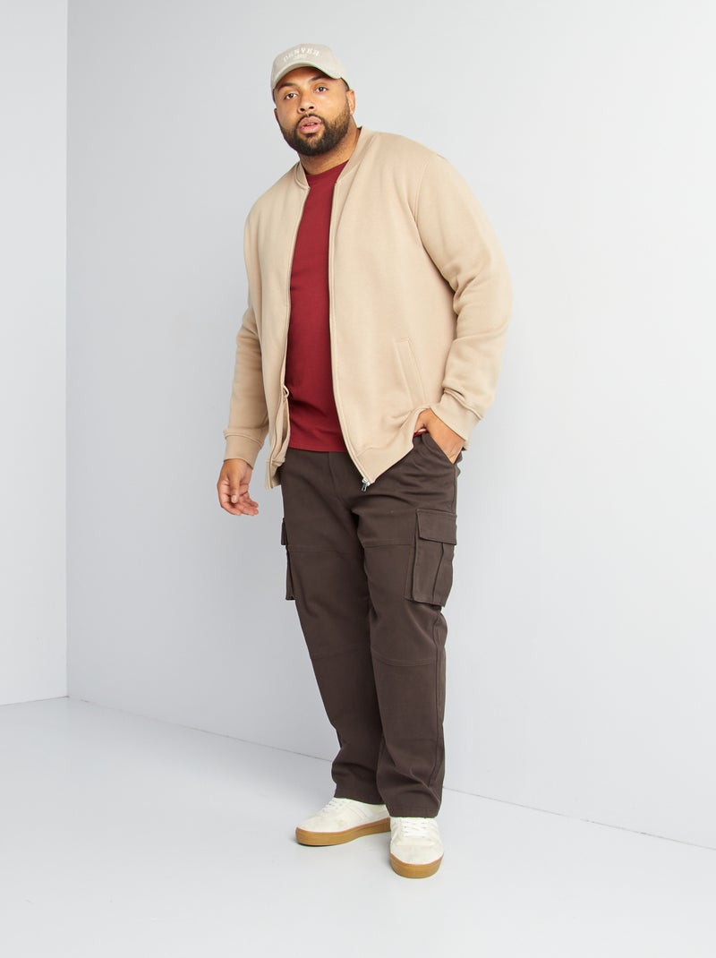 Pantalón multibolsillos MARRON - Kiabi