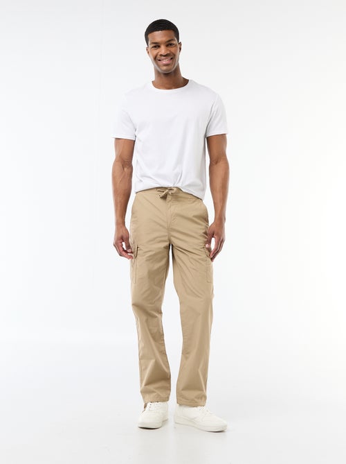 Pantalón multibolsillos regular fit - Kiabi