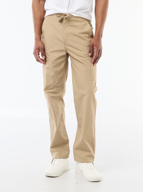 Pantalón multibolsillos regular fit - Kiabi