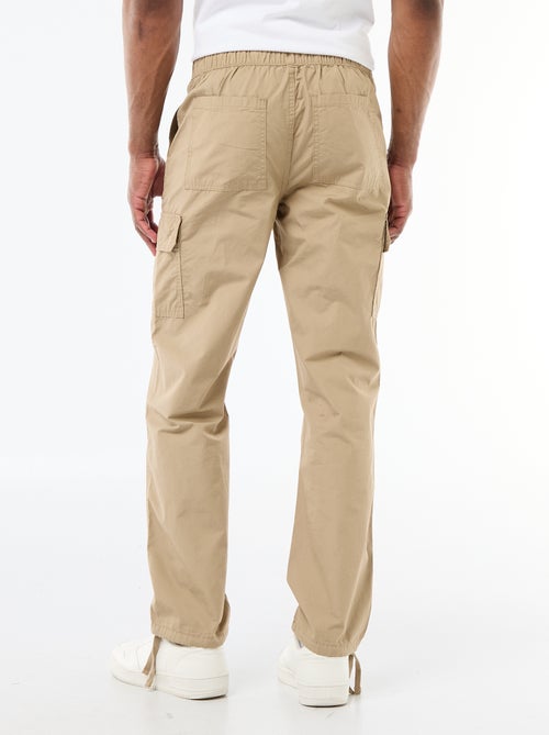 Pantalón multibolsillos regular fit - Kiabi